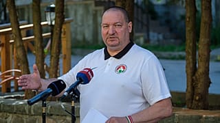 Németh Szilárd rezsibiztos a tusványosi szabadegyetemen 2022. nyarán