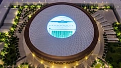 نموذج لملعب لوسيل في قطر