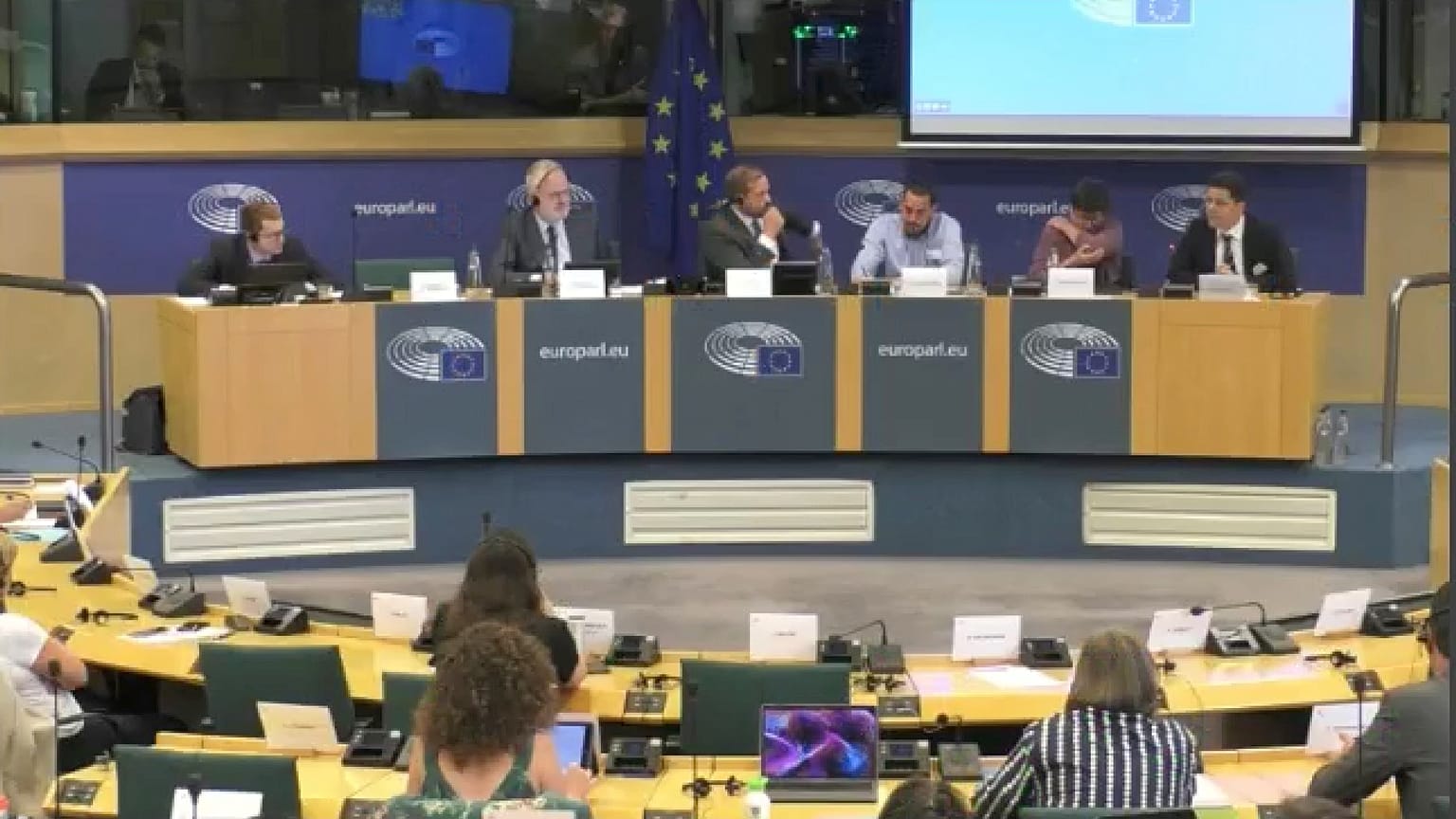 Untersuchungsausschuss im EU-Parlament zum Pegasus-Skandal im Pegasus.