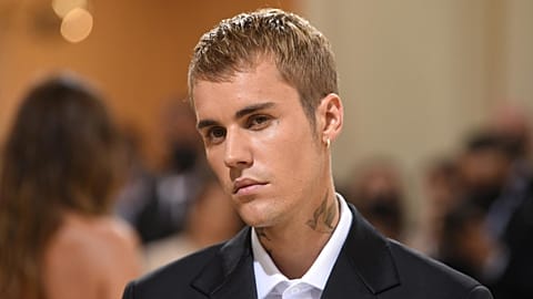 Justin Bieber attends The Metropolitan Museum of Art's Costume Institute benefit gala on Sept. 13, 2021