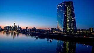Le siège de la Banque centrale européenne (BCE) à Francfort (Allemagne), le 09/03/2022 - Archives