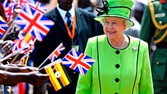 Die Queen in Kampala in Uganda 2007