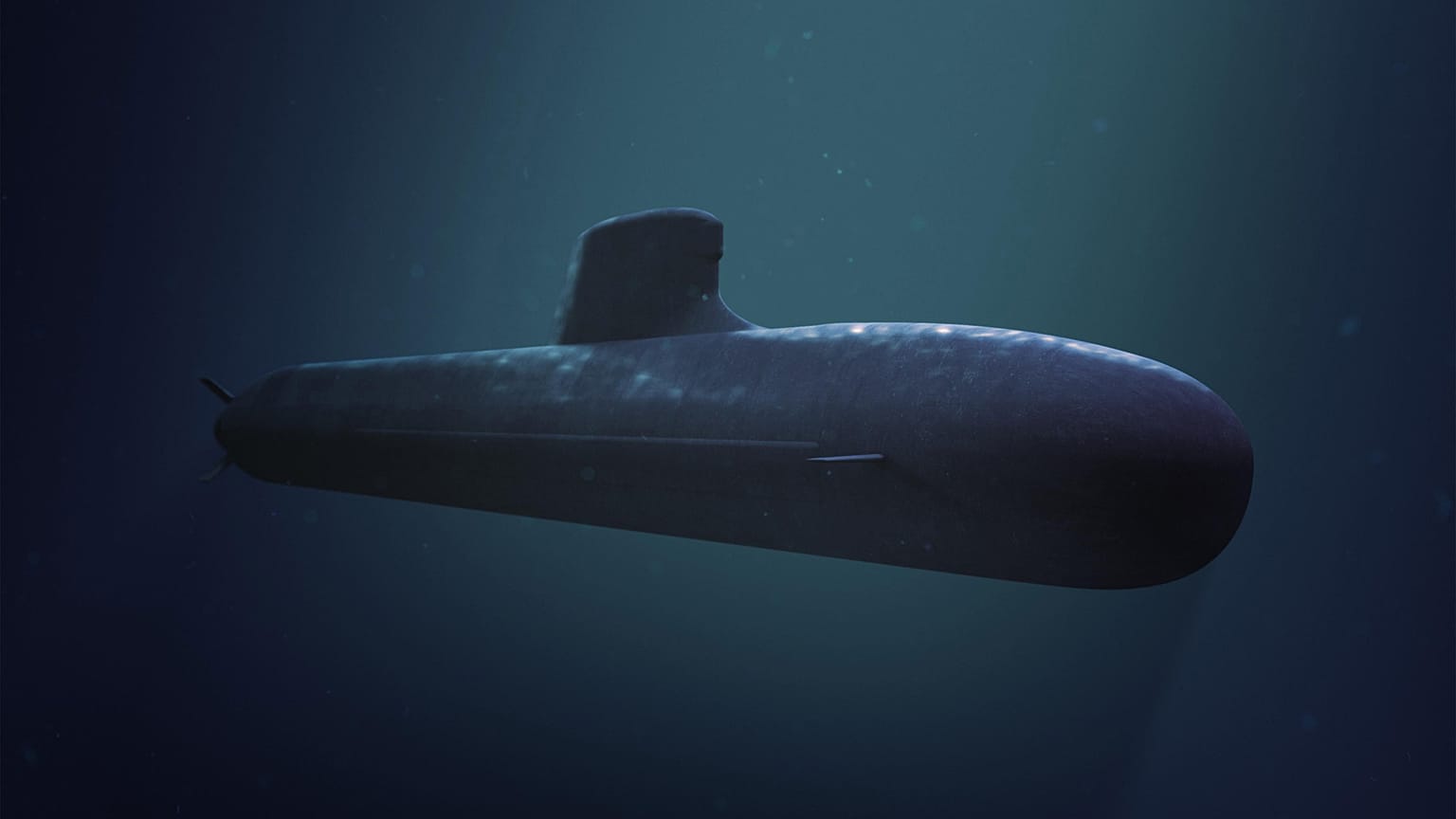 غواصة "باراكودا" قصيرة الزعانف، يبلغ وزنها 4500 طن، من صنع مجموعة DCNS للبحرية الصناعية والدفاع والطاقة الفرنسية، في 26 أبريل 2016