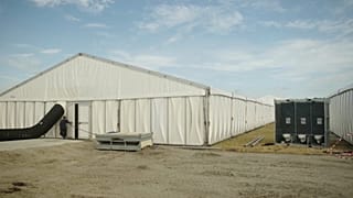 Provisorisches Asylbewerberzentrum in Zoutkamp
