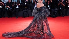 Florence Pugh on the red carpet at the 79th Venice International Film Festival