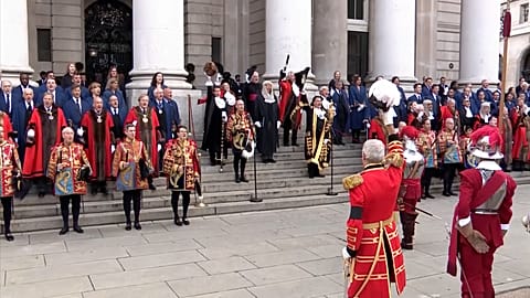 UK King City of London Proclamation