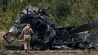 Kiégett orosz tank Harkiv régióban - KÉPÜNK ILLUSZTRÁCIÓ