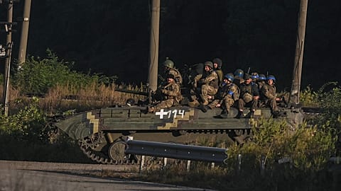 Ukraine reclaims Russia-occupied areas in the northeastern Kharkiv region