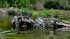 Matériel militaire russe abandonné