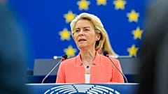 Ursula von der Leyen, az Európai Bizottság elnöke. A harmadik elnök, aki SOTEU-beszédet mond
