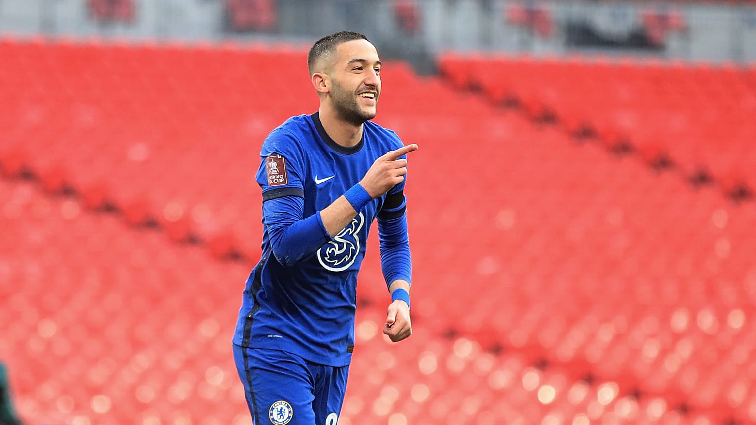 اللاعب المغربي حكيم زياش 