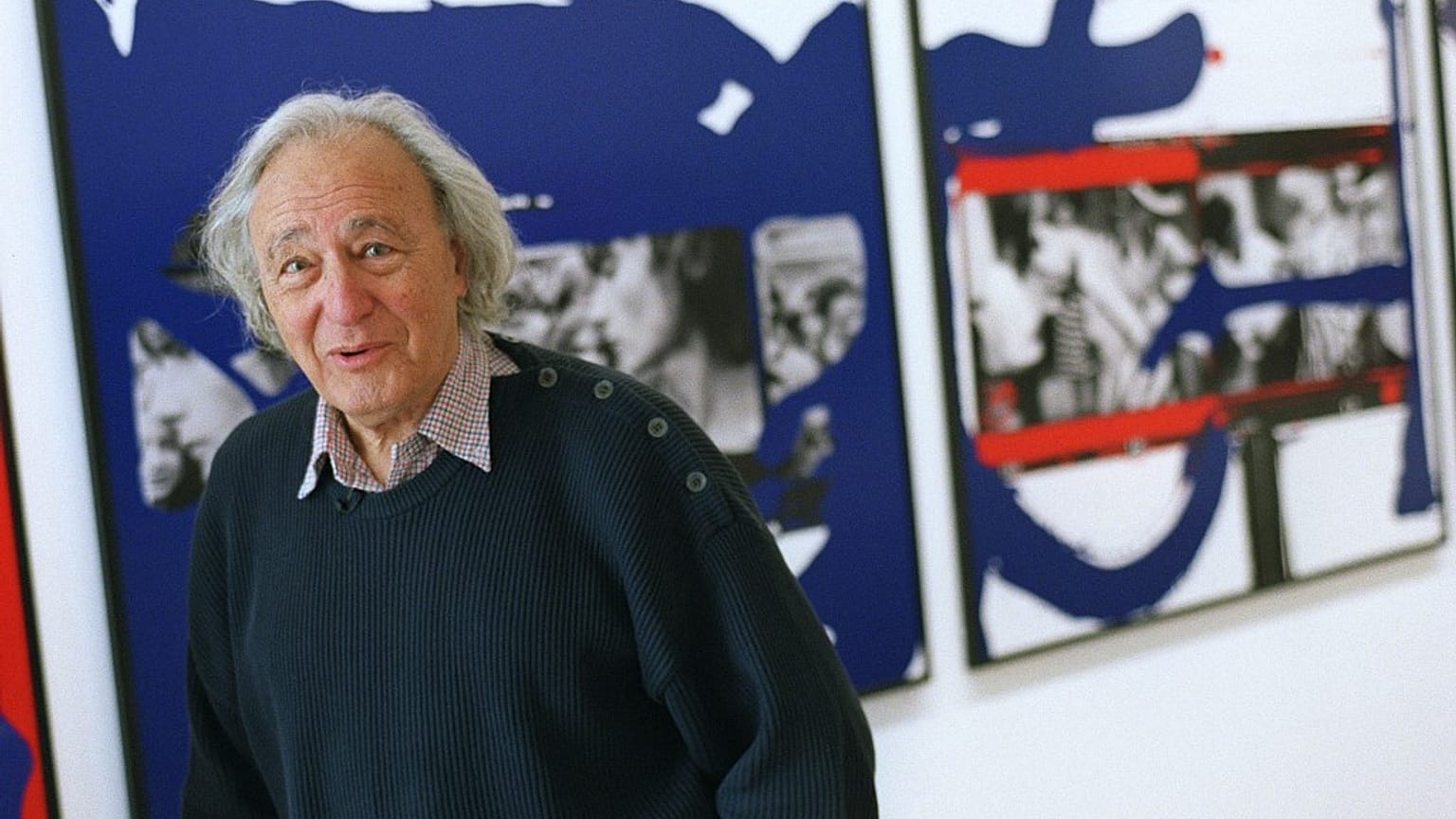 William Klein, le 15 avril 2002 à la Maison européenne de la photographie (Paris, France)