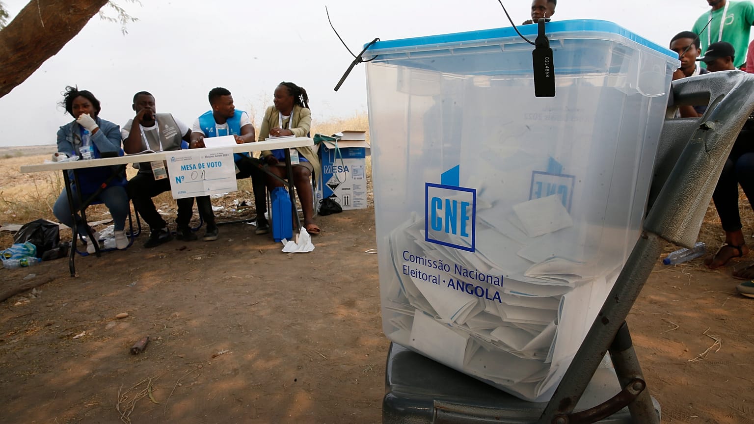 Urna de voto, eleições gerais Angola 2022