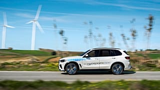 The BMW iX5 Hydrogen prototype model.