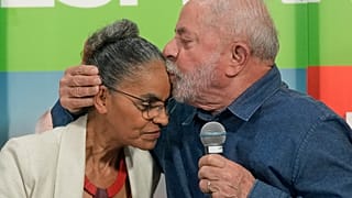 Marina Silva e Lula da Silva