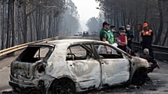 More than 40 people were killed on the so-called "road of death" N236.