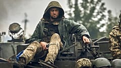 ukrán katona Harkiv környékén