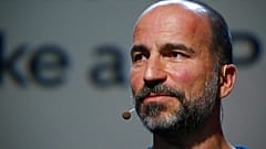 Dara Khosrowshahi, Uber CEO, speaks during a press event announcing new innovations and products on Thursday, September 26, 2019 in San Francisco, CA