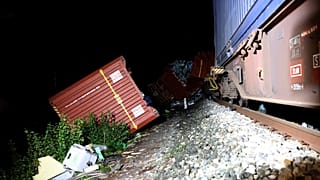The cause of the collision was not immediately clear.