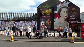 Trauer um Elisabeth II in Belfast