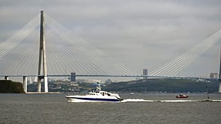 Hafen von Wladiwostok im Fernen Osten Russlands