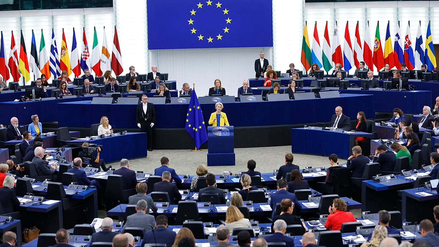 Η πρόεδρος της Ευρωπαϊκής Επιτροπής, Ούρσουλα φον ντερ Λάιεν