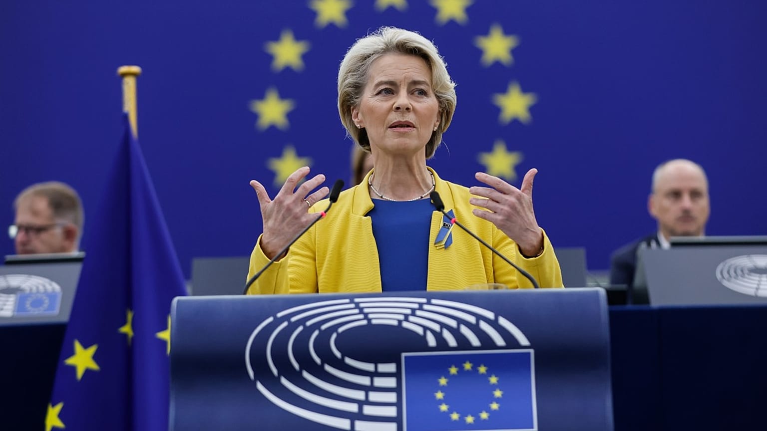 Ursula von der Leyen apresentou medidas na área da energia, economia e reformas dos tratados