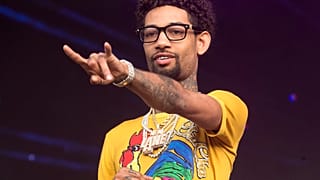 Philadelphia rapper PnB Rock performs at the 2018 Firefly Music Festival 