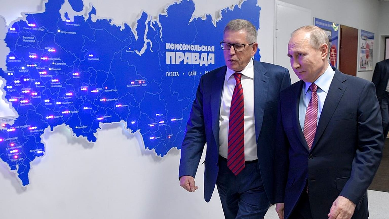 Wladimir Sungorkin mit Wladimir Putin 2018