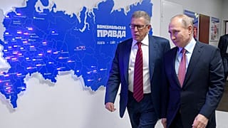 Wladimir Sungorkin mit Wladimir Putin 2018