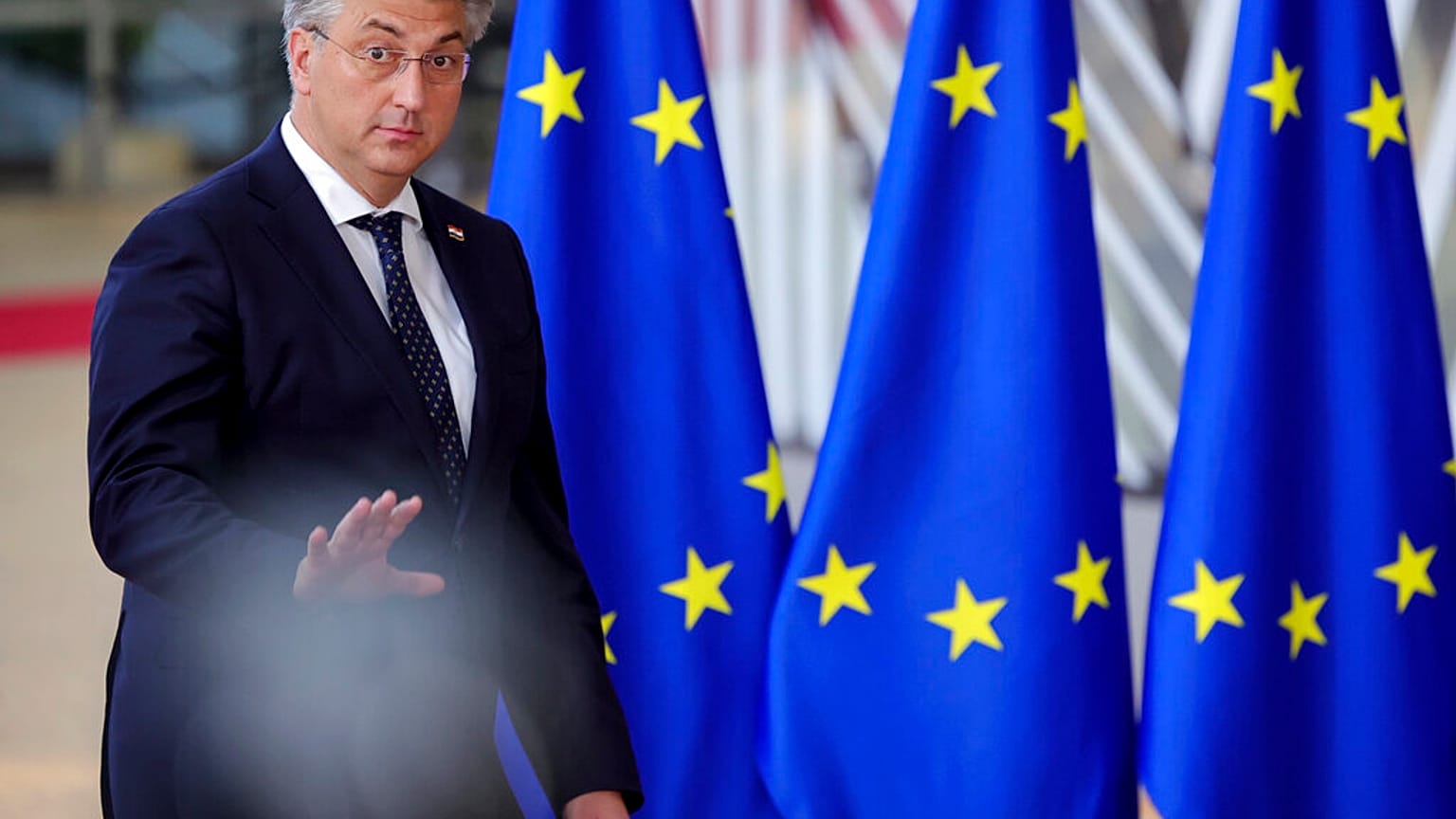 Plenkovic 2022 június 23-án Brüsszelben
