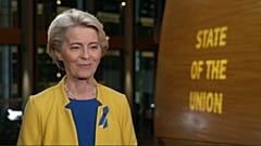 Ursula von der Leyen im Gespräch mit Shona Murray in Straßburg