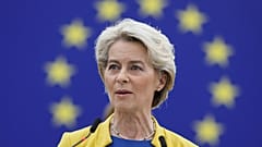 EU-Kommissionspräsidentin Ursula von der Leyen im Europäischen Parlament