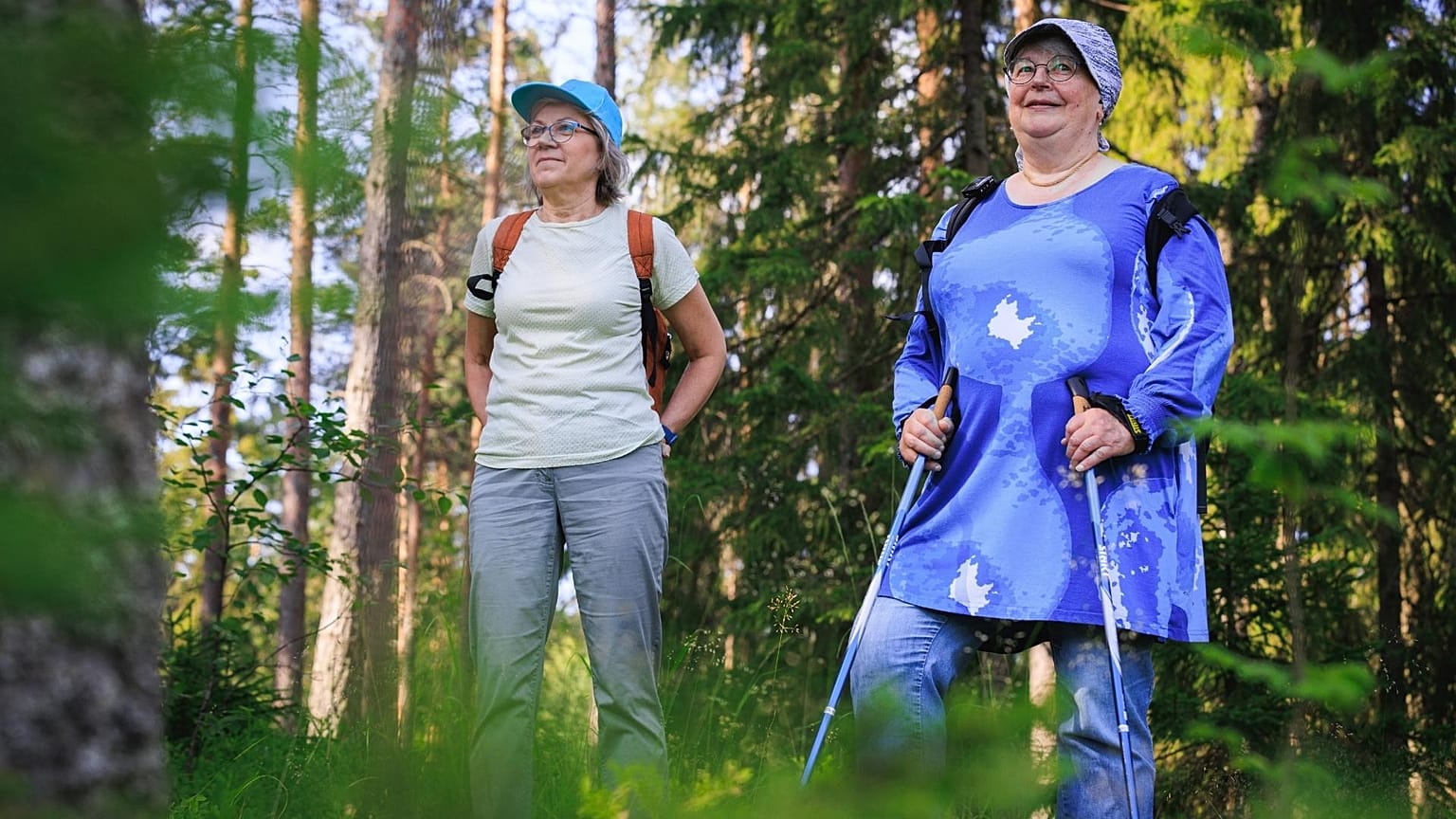 Raija Repo, a grandmother concerned about the future of the planet, took part in the experiment. 