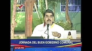 Nicolás Maduro en declaraciones a la televisión