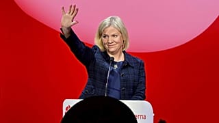 Sweden's Prime Minister and Social Democratic party leader Magdalena Andersson, 11 September 2022