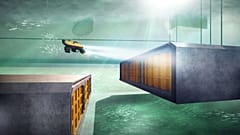 The world's longest immersed tunnel will consist of a four lane motorway and two rail tracks.