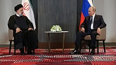 دیدار ولادیمیر پوتین و ابراهیم رئیسی در حاشیه نشست سازمان همکاری شانگهای در سمرقند