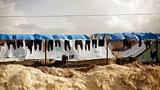 Foreign families from Islamic State-held areas are housed at the Al-Hol camp in Syria.