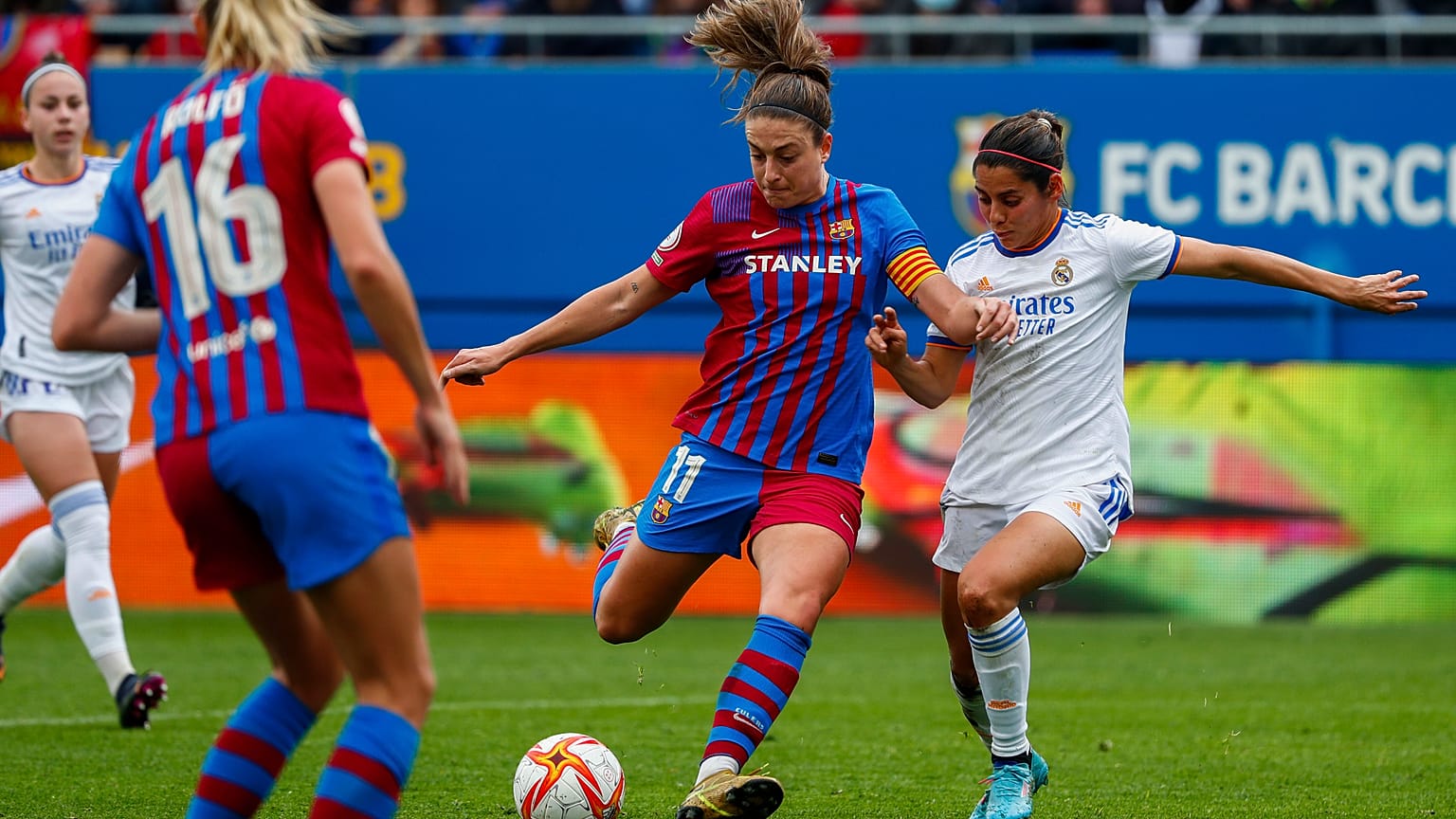 Barcelona has won the Spanish women's league for the past three seasons.