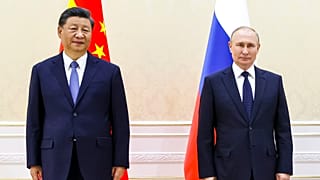 Vladimir Putin e Xi Jinping reuniram-se no Uzbequistão