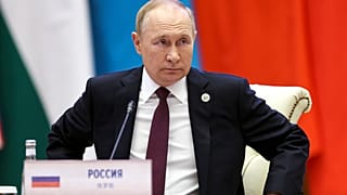 El presidente de Rusia, Vladímir Putin, en la cumbre de la OCS en Uzbekistán
