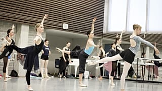 Dancers of the United Ukrainian Ballet are performing in London this week