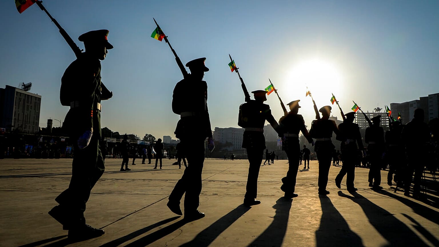 Ethiopian military parade 