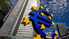 H έδρα της ΕΚΤ, στη Φρανκφούρτη, Γερμανία