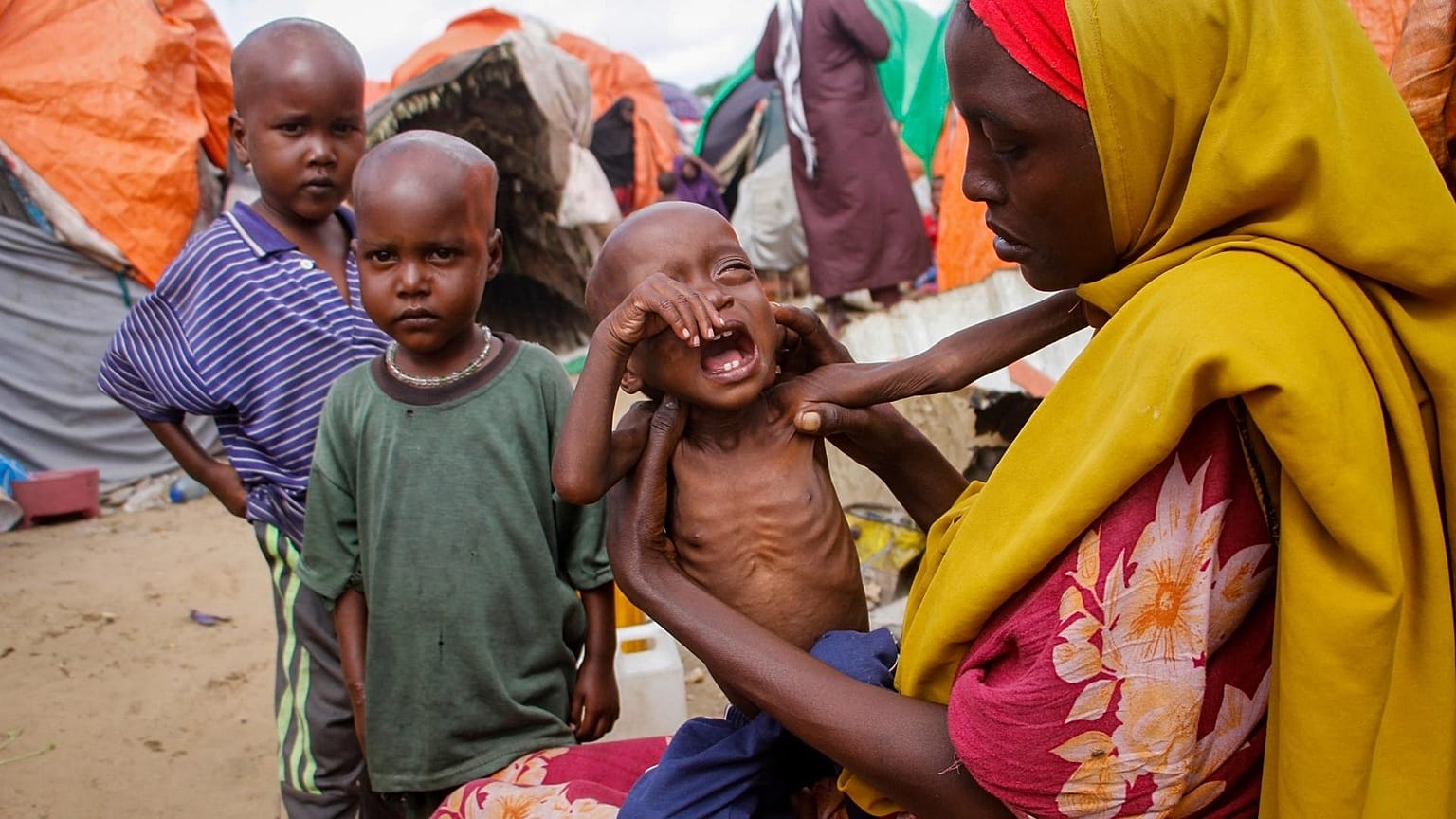 Somalia is facing its worst drought on record, with one million people forced to flee their homes.
