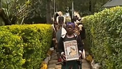 Junge Kalenjin-Krieger in Kenia