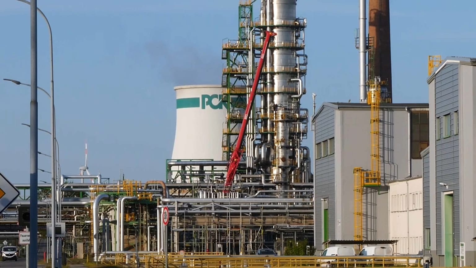 Refinaria PCK de Schwedt, no estado de Brandeburgo. 