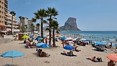Strand in Calpe