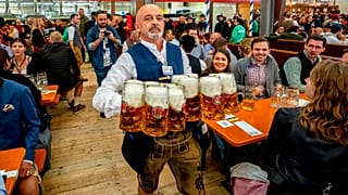 Ouverture de l"Oktoberfest", la Fête de la Bière, à Munich, en Allemagne, le samedi 17 septembre 2022.
